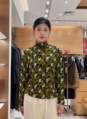 菲姿女士简约时尚长袖T恤F4W548