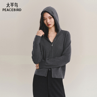 太平鸟 连帽开衫 针织衫A1EDF4260