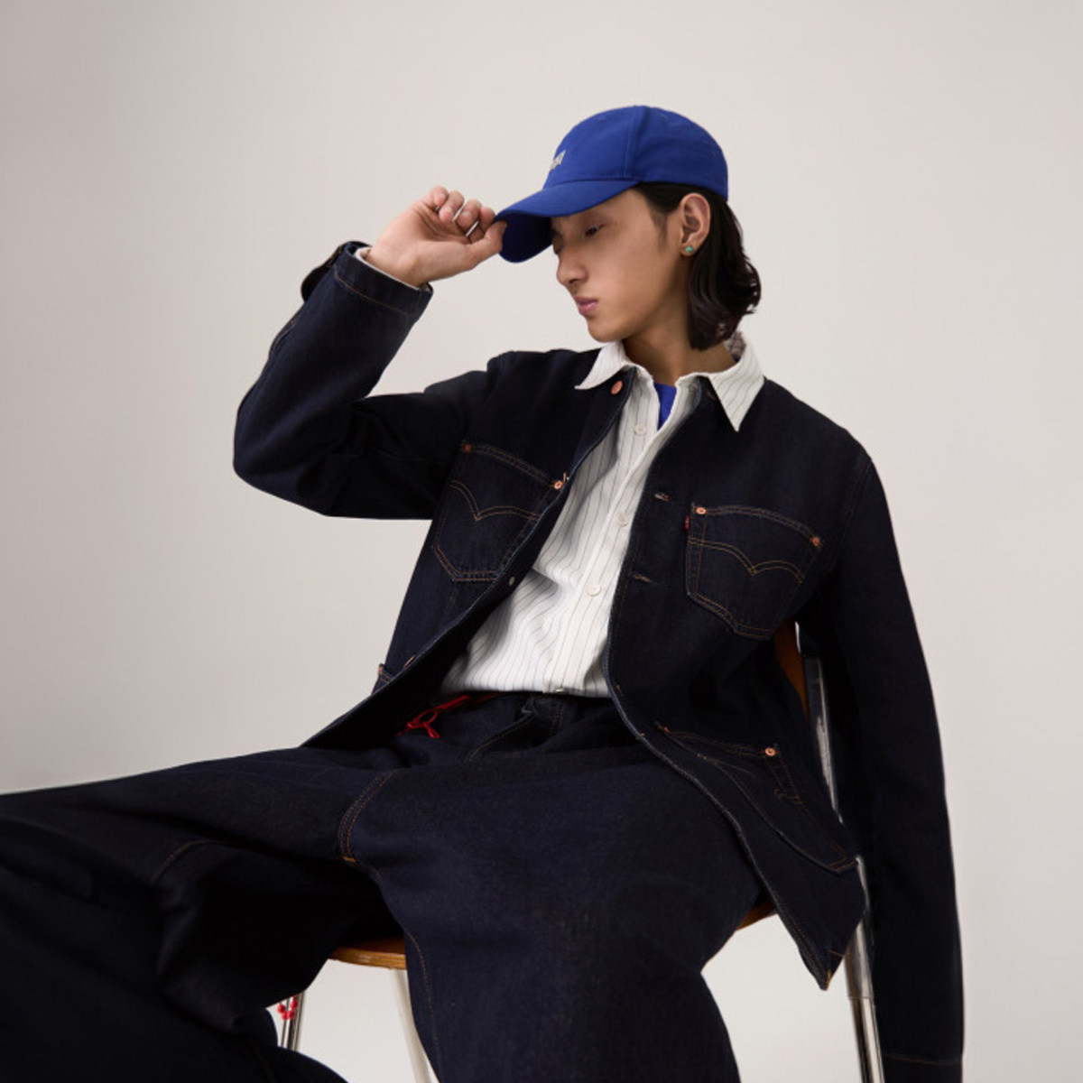 【商场同款】Levi's李维斯25年春季男士牛仔夹克外套003KY-0002