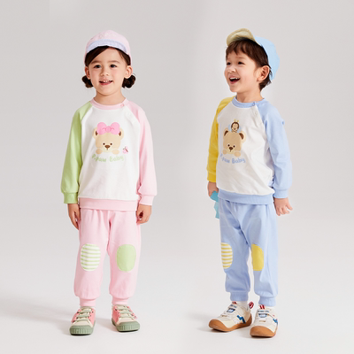 pawinpaw男女童舒适可爱套装PCCZE2391N