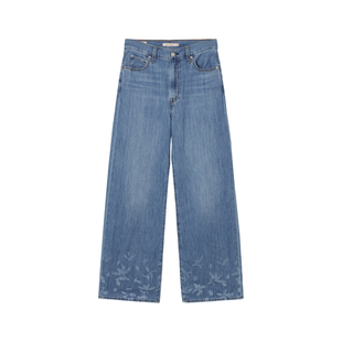 0046 A6081 Levi s李维斯25年春夏女士高腰阔腿牛仔裤