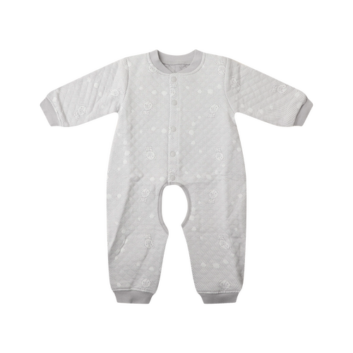 LABI BABY/拉比男女童时尚舒适小熊丝语开裆连体衣LRGAN24802