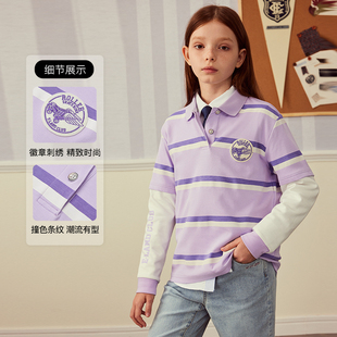 E·LAND T恤EKLWE4911O KIDS儿童男女童长袖