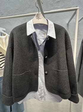 伊芙丽毛呢短大衣19GA870011
