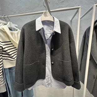 伊芙丽毛呢短大衣19GA870011