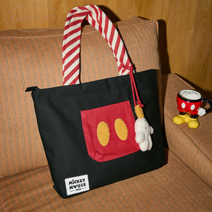 Gukoo 果壳手提包托特包迪士尼包包单肩帆布包大容量帆布通勤包825027960801
