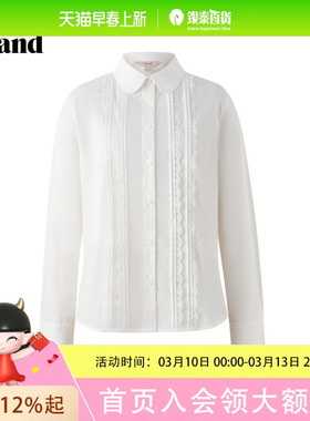 Eland衣恋衬衫女 翻领 休闲上衣