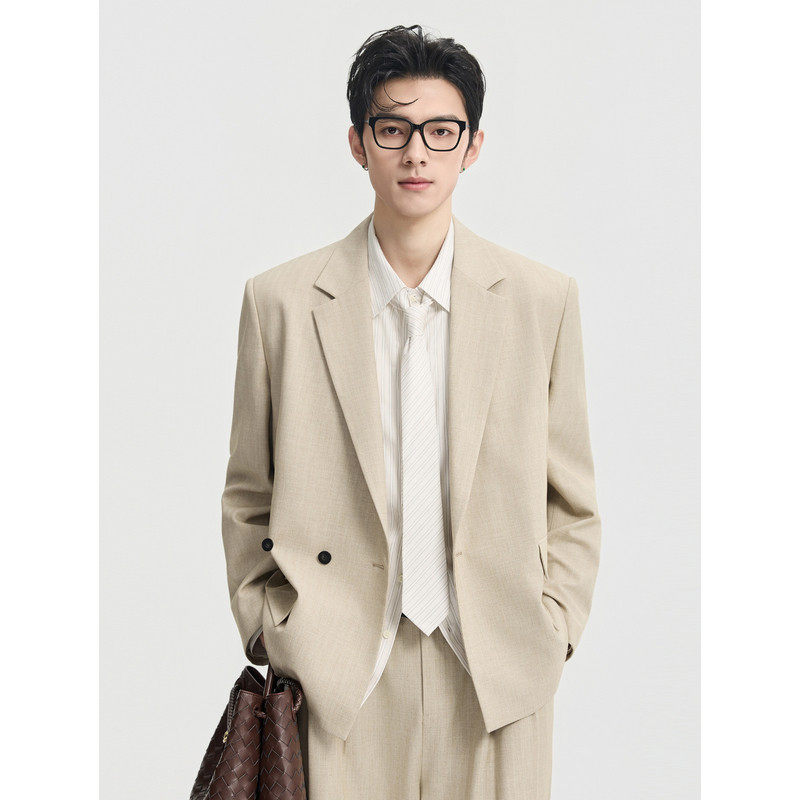 伯爵卓尔26年春季高级感定织西装外套男士宽松休闲薄款西服