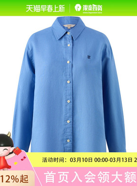 Eland衣恋衬衫女长袖舒适上衣EEYWF37R31