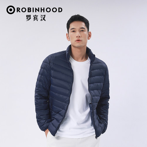 罗宾汉轻薄立领男款羽绒服R138Y51130  偏小一码建议拍一码
