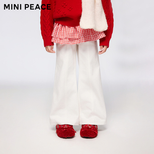 长裤 MINIPEACE太平鸟童装 女童休闲裤 子 儿童裤