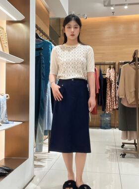 菲姿女士简约时尚半身裙F4F318