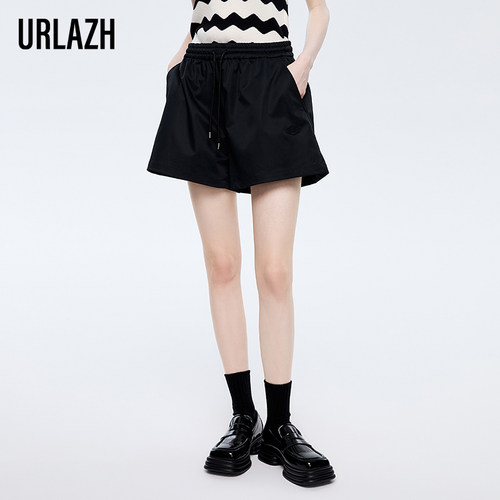 URLAZH有兰宽松直筒休闲短裤女IM1PA29