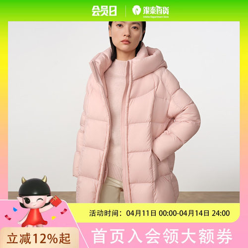 Dekashell/迪卡轩2025冬季新款女士羽绒服连帽宽松保暖外套R415303