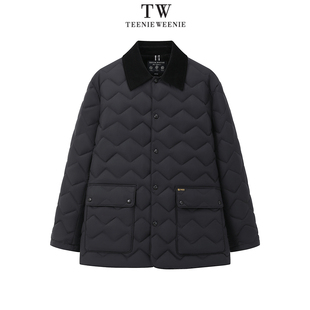 Teenie Weenie2025冬灯芯绒领轻便羽绒服TNJD254TB4D