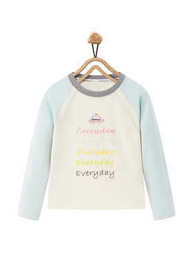 minipeace太平鸟童装女童时尚长袖T恤