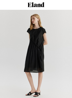 【莱赛尔】Eland衣恋连衣裙女吊带内衬轻薄小半袖裙子夏季EEOWE37T92