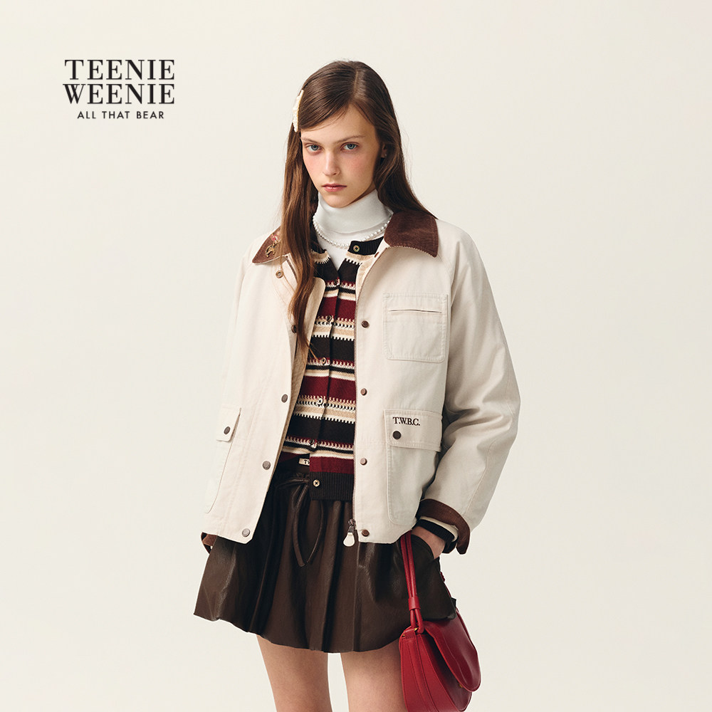 TeenieWeenie小熊女装棉服 翻领棉衣