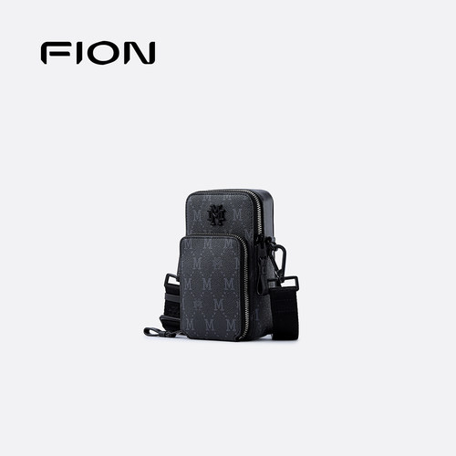 Fion/菲安妮 斜挎包 通勤包包男士 单肩包