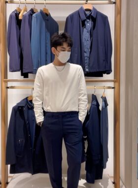 杉杉男士简约商务西裤15248A52B007