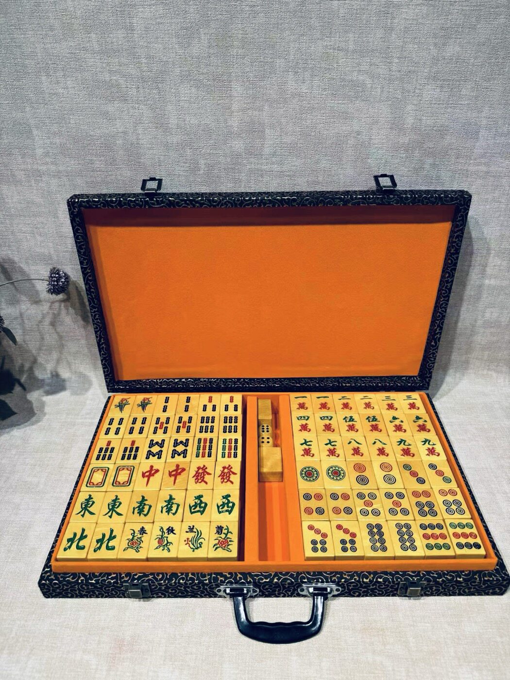 新款高端金丝楠木帝王木麻将棋牌益智红木雕刻娱乐休闲送礼收藏