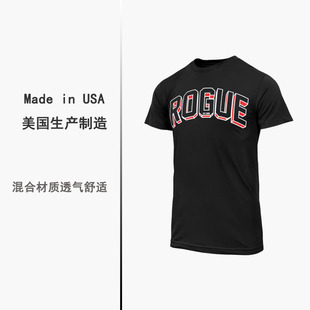 美国ROGUE速干吸湿排汗透气运动休闲健身撸铁短袖t恤欧美码大号