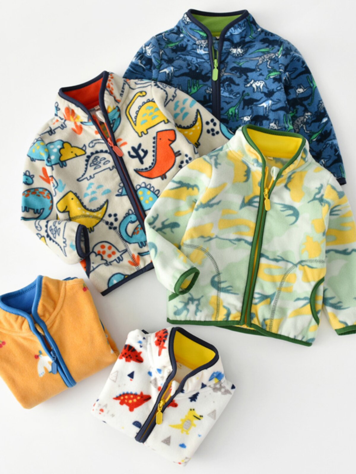 2024 NEW YIDUODUO BOY POLAR FLEECE 가을 얇은 코트 아동용 양털 가을 겨울 소년 탑 자켓