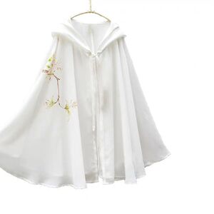 披风女夏短款古风外套中国风雪纺防晒衣复古外出披肩斗篷汉服女