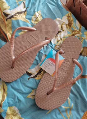 havaianas哈瓦那人字拖鞋，女士SLIM系列防滑耐磨 正品全新