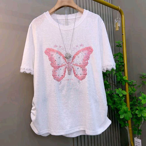 时尚轻奢简约烫钻蝴蝶捏