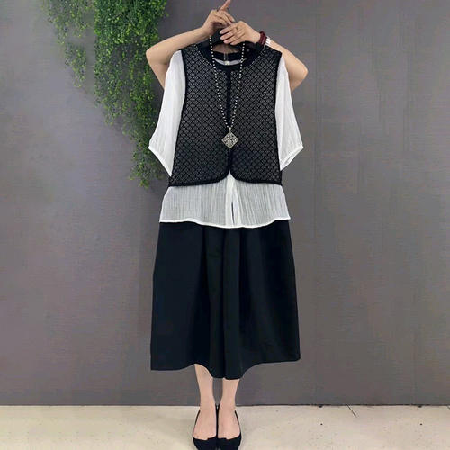 mm大尺码女装时尚复古拼