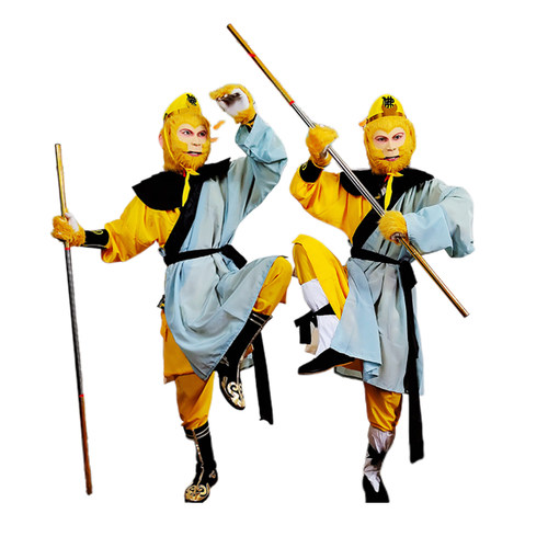 西游记齐天大圣孙悟空行者服套装