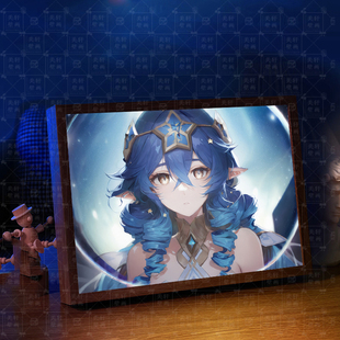 圆肾莱依拉周边灯光画手办摆件生日礼物相框吧唧立牌镜子小夜灯