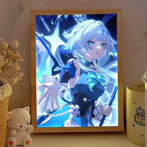 崩铁星铁刻律德菈周边灯光画电竞房谷子手办送男生生日礼物小夜灯