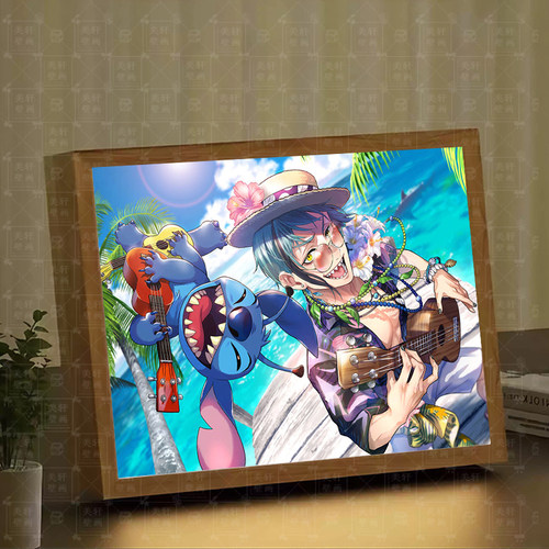 迪尼扭曲仙境Floyd Leech周边灯光画蓝牙音响音箱小夜灯装饰画