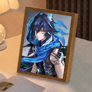 圆肾欧洛伦周边灯光画手办小夜灯镜子礼物摆件吧唧盲盒动漫装饰画