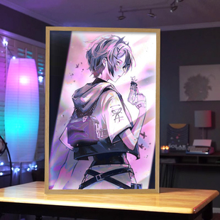 无畏契约暮蝶周边灯光画电竞房谷子手办送朋友女生生日礼物小夜灯