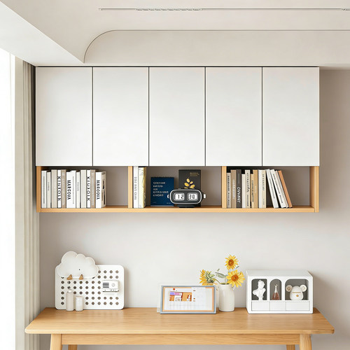 【包安装】实木书架壁挂式