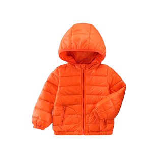 小数点童装儿童羽绒服女童轻薄洋气宝宝上衣男童轻便外套秋冬款