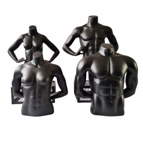 内衣模特肌肉半身黑色