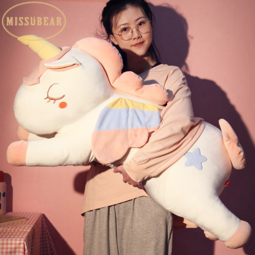 马年独角兽抱枕礼物