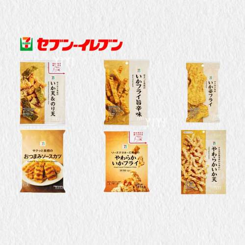 日本直邮711海苔天妇罗鱿鱼酥