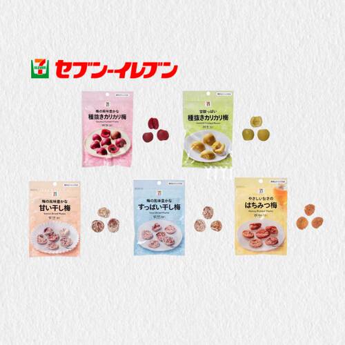 日本网红711便利店酸梅干脆李子