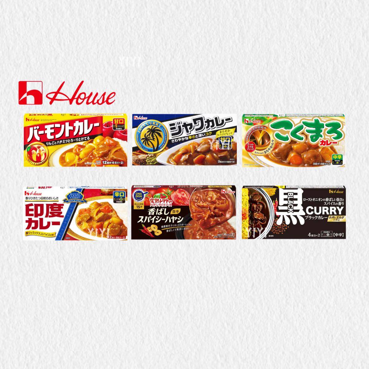 日本直邮House好侍咖喱块浓厚苹果蜂蜜黄油鸡肉味进口炖菜调味料