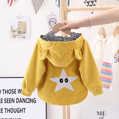 儿童外套春秋装2024新款洋气女童风衣3宝宝夹克女0-6岁婴儿上衣潮