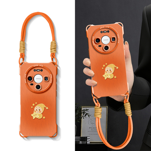 适用华为mate80手机壳80promax新款 huawei四角60新年60p星星人 保护套80pro带挂绳70pro防摔70软硅胶70air女款