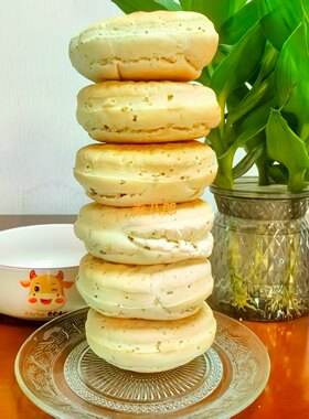 12个小锅盔花椒锅盔硬面坨坨馍压缩饼发面即食汉堡型饼蒲城特产馍