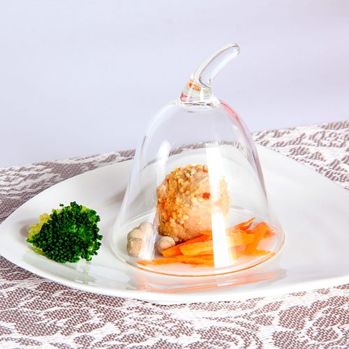 透明烟熏玻璃罩 小号分子料理烟熏罩 分子美食烟熏烟熏枪料