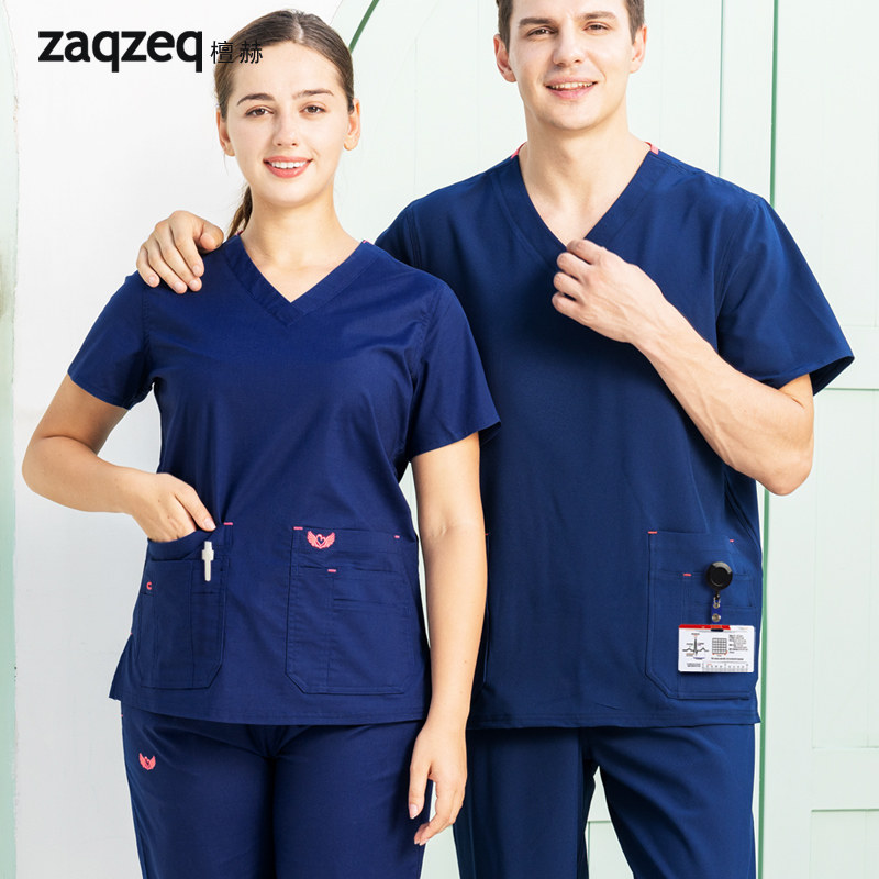 zaqzeq檀赫美容院弹力套装医护服