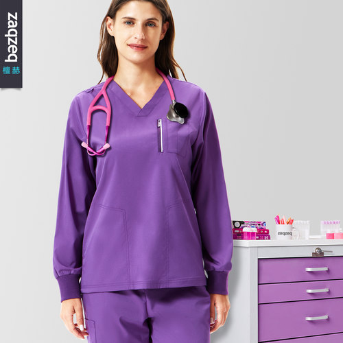 高端长袖防静电洗手衣定制logo